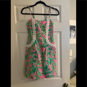 Lilly Pulitzer shift dress spaghetti straps